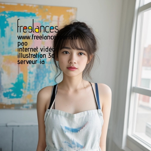 Pao internet vidéo illustration 3d serveur intelligence générative freelance paris studio de création ODZGBQY0